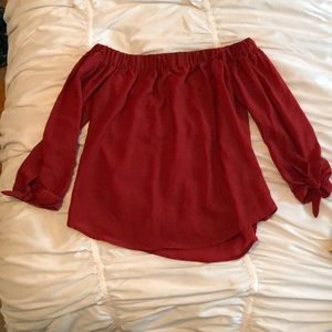 Off the shoulder top